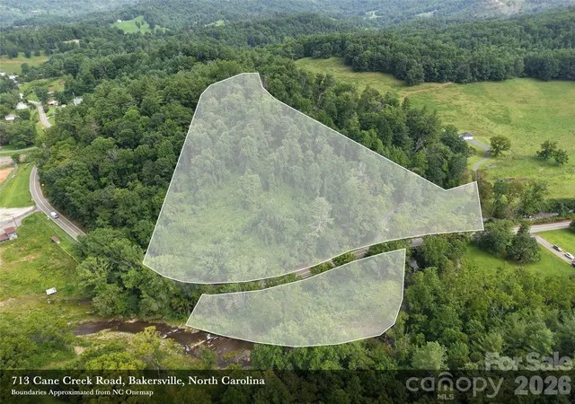 Photo 2 of Land for sale at 713 Cane Crk Rd, Bakersville, NC 28705 | MLS# 4412948 | Listing updated on 2026-08-11
