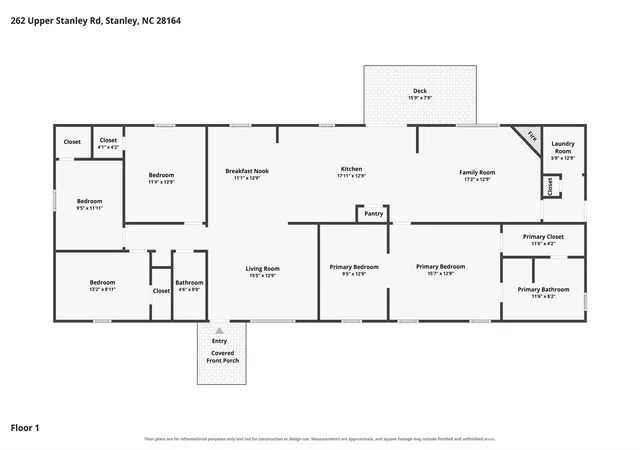 Photo 3 of Single family home for sale at 262 Upper Stanley Rd, Stanley, NC 28164 | MLS# 4413693 | Listing updated on 2026-09-25