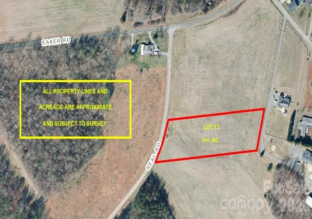 Photo 3 of Land for sale at 295+/ Ac Neal Rd #LOT 13, Bessemer City, NC 28016 | MLS# 4414052 | Listing updated on 2026-08-20