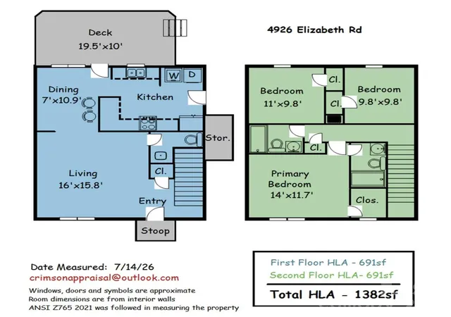 Photo 21 of Single family home for sale at 4926 Elizabeth Rd, Charlotte, NC 28269 | MLS# 4415121 | Listing updated on 2026-09-12