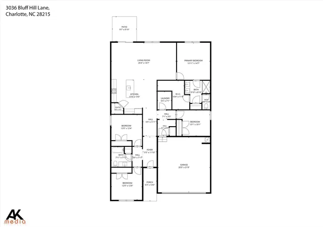 Photo 41 of Single family home for sale at 3036 Bluff Hill Ln, Charlotte, NC 28215 | MLS# 4417925 | Listing updated on 2026-09-15