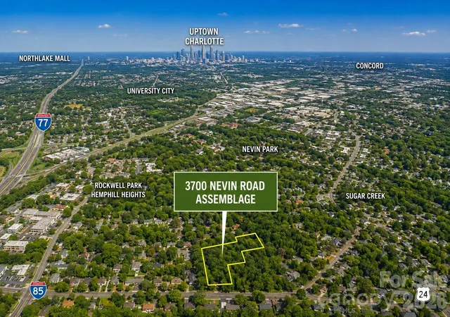Photo 1 of Land for sale at 3700 Nevin Rd, Charlotte, NC 28269 | MLS# 4418357 | Listing updated on 2026-10-17