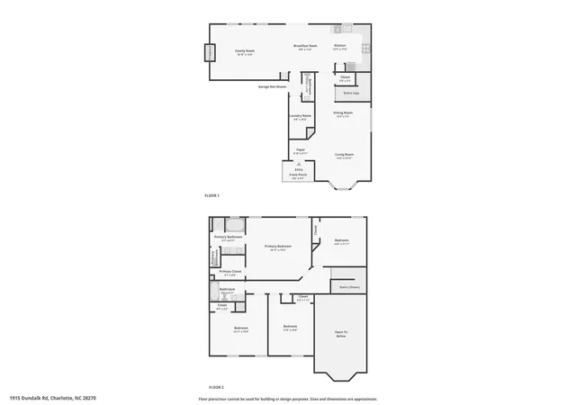 Photo 2 of Single family home for sale at 1915 Dundalk Rd, Charlotte, NC 28270 | MLS# 4420789 | Listing updated on 2026-10-12