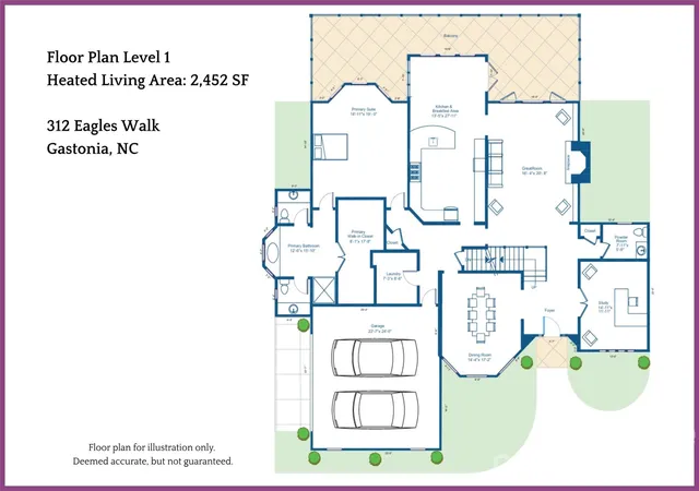Photo 2 of Single family home for sale at 312 Eagles Walk, Gastonia, NC 28056 | MLS# 4421205 | Listing updated on 2026-10-09