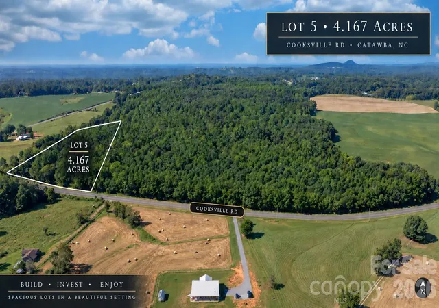 Land for sale at 8103 Cooksville Rd #5, Vale, NC 28168 | MLS# 4421394
