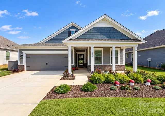 Photo 1 of Single family home for sale at 110 Sari St, Troutman, NC 28166 | MLS# 4425973 | Listing updated on 2026-10-02