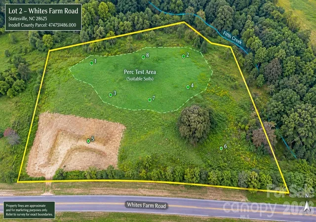 Photo 2 of Land for sale at 654 Whites Farm Rd, Statesville, NC 28625 | MLS# 4426334 | Listing updated on 2026-09-22