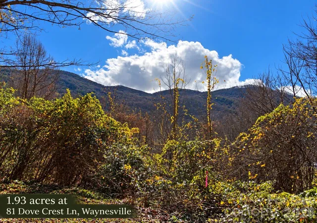 Land for sale at 81 Dove Crst Ln #18 & 33, Waynesville, NC 28786 | MLS# 4426609