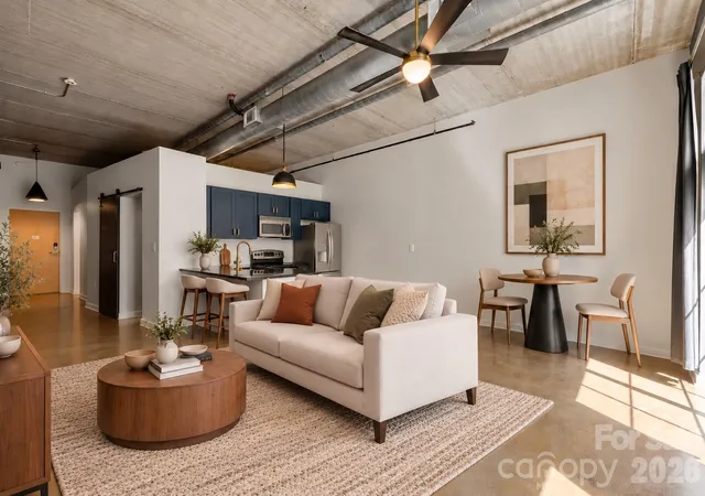 Listing Photo 1 - Condo for sale in building located at 626 N Graham St, Charlotte, NC 28202 - Unit #205