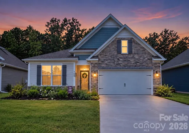 Photo 1 of Single family home for sale at 109 Noah Ln, Troutman, NC 28166 | MLS# 4426845 | Listing updated on 2026-09-29