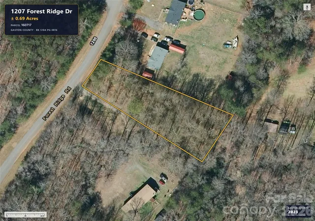 Photo 2 of Land for sale at 1207 Forest Ridge Dr, Bessemer City, NC 28016 | MLS# 4427596 | Listing updated on 2026-10-03
