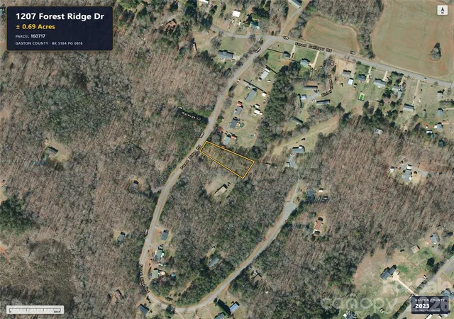 Photo 3 of Land for sale at 1207 Forest Ridge Dr, Bessemer City, NC 28016 | MLS# 4427596 | Listing updated on 2026-10-03