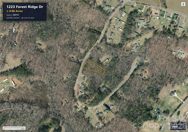 Photo 3 of Land for sale at 1223 Forest Ridge Dr, Bessemer City, NC 28016 | MLS# 4427597 | Listing updated on 2026-10-03