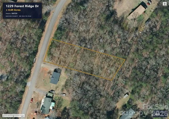 Photo 2 of Land for sale at 1229 Forest Ridge Dr, Bessemer City, NC 28016 | MLS# 4427599 | Listing updated on 2026-10-03