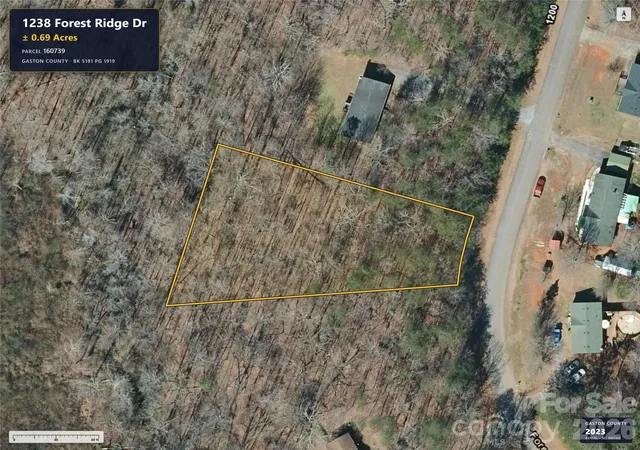 Photo 2 of Land for sale at 1238 Forest Ridge Dr, Bessemer City, NC 28016 | MLS# 4427602 | Listing updated on 2026-10-03