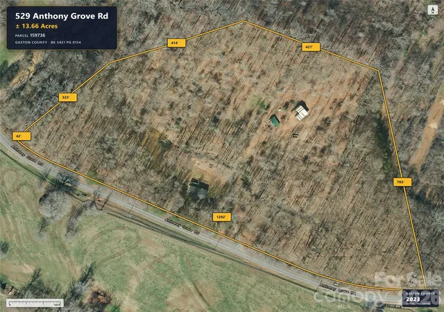 Photo 1 of Land for sale at 529 Anthony Grv Rd, Crouse, NC 28033 | MLS# 4427609 | Listing updated on 2026-10-03