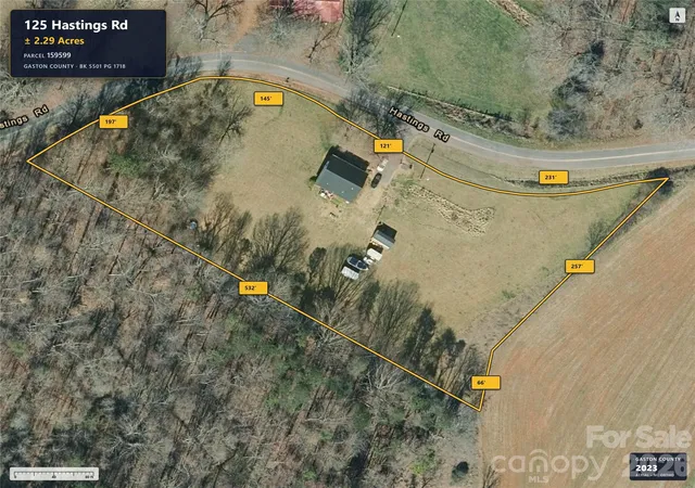 Photo 1 of Land for sale at 125 Hastings Rd, Bessemer City, NC 28016 | MLS# 4427614 | Listing updated on 2026-10-03