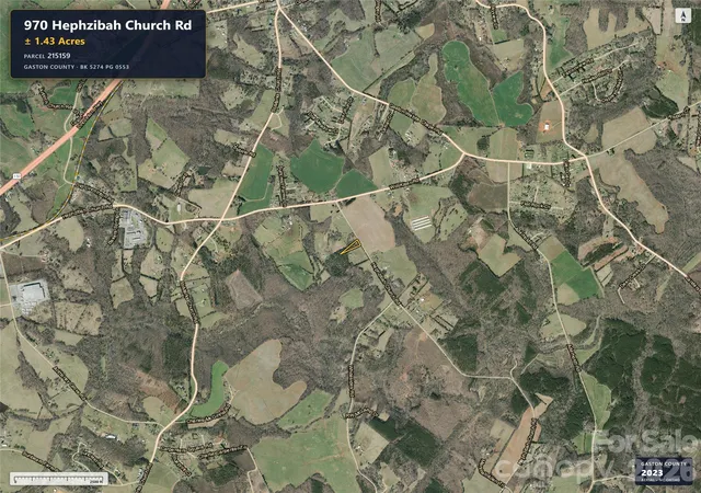 Photo 3 of Land for sale at 970 Hephzibah Church Rd, Crouse, NC 28033 | MLS# 4427617 | Listing updated on 2026-10-03