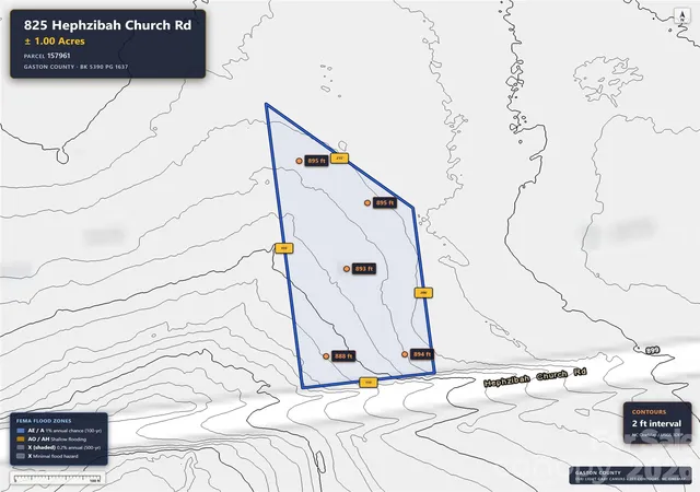 Photo 4 of Land for sale at 825 Hephzibah Church Rd, Crouse, NC 28033 | MLS# 4427618 | Listing updated on 2026-10-03