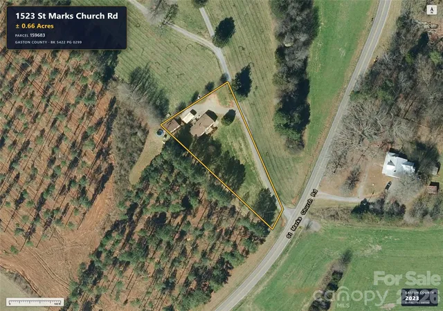 Photo 2 of Land for sale at 1523 St Marks Church Rd, Crouse, NC 28033 | MLS# 4427620 | Listing updated on 2026-10-03