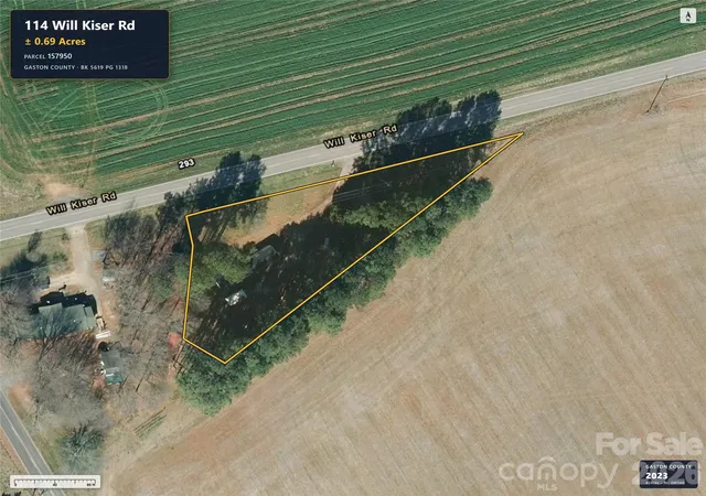 Photo 2 of Land for sale at 114 Will Kiser Rd, Crouse, NC 28033 | MLS# 4427622 | Listing updated on 2026-10-03
