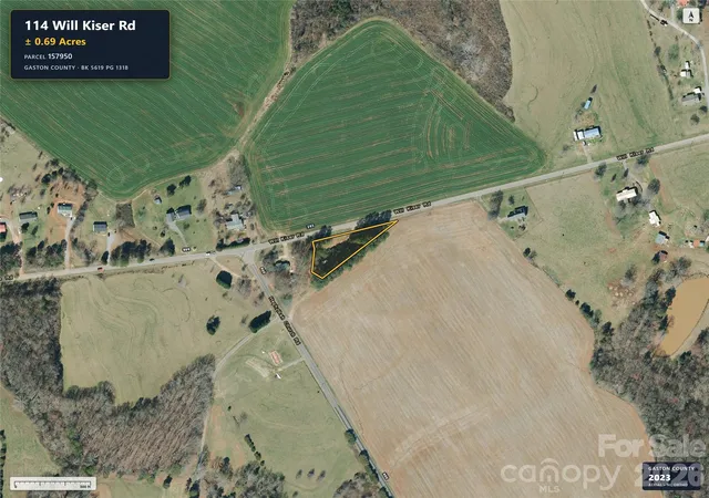 Photo 3 of Land for sale at 114 Will Kiser Rd, Crouse, NC 28033 | MLS# 4427622 | Listing updated on 2026-10-03