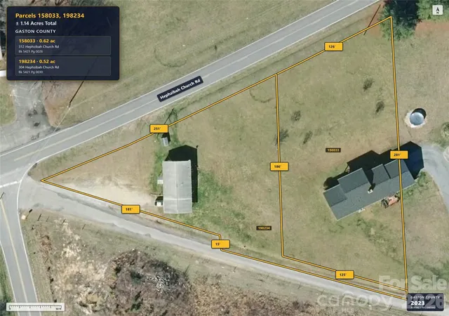 Photo 1 of Land for sale at 312 Hephzibah Church Rd, Crouse, NC 28033 | MLS# 4427625 | Listing updated on 2026-10-03