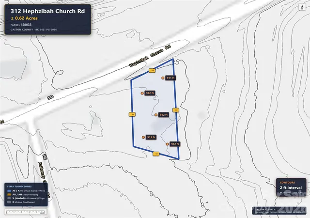 Photo 4 of Land for sale at 312 Hephzibah Church Rd, Crouse, NC 28033 | MLS# 4427625 | Listing updated on 2026-10-03