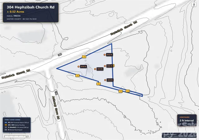 Photo 6 of Land for sale at 312 Hephzibah Church Rd, Crouse, NC 28033 | MLS# 4427625 | Listing updated on 2026-10-03