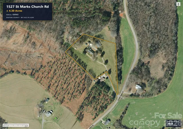 Photo 2 of Land for sale at 1527 St Marks Church Rd, Crouse, NC 28033 | MLS# 4427627 | Listing updated on 2026-10-03