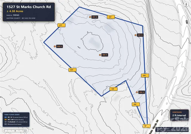 Photo 4 of Land for sale at 1527 St Marks Church Rd, Crouse, NC 28033 | MLS# 4427627 | Listing updated on 2026-10-03