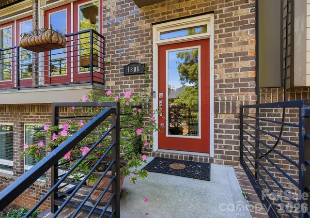 Townhouse for sale at 1806 Sunnyside Ave, Charlotte, NC 28204 | MLS# 4428139