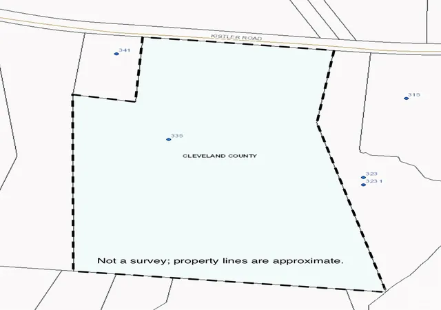 Photo 2 of Land for sale at 335 Kistler Rd, Lawndale, NC 28090 | MLS# 4428932 | Listing updated on 2026-10-07
