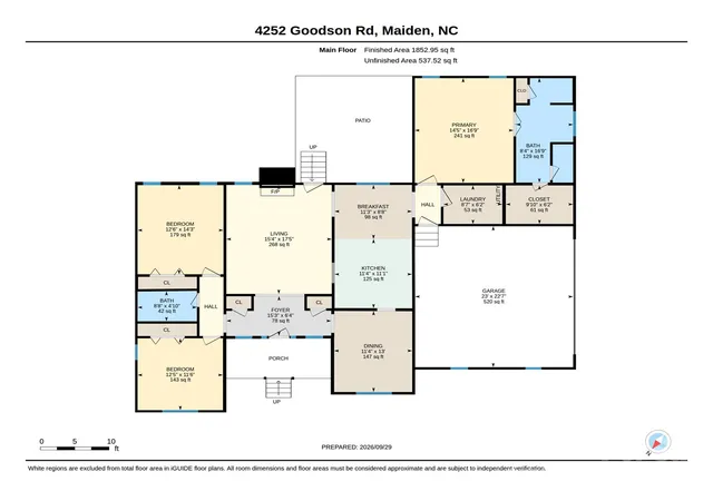 Photo 2 of Single family home for sale at 4252 Goodson Rd, Maiden, NC 28650 | MLS# 4429073 | Listing updated on 2026-10-02