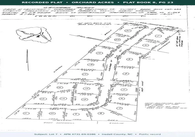 Photo 3 of Land for sale at 7 Orchard Ln, Statesville, NC 28677 | MLS# 4429733 | Listing updated on 2026-09-30