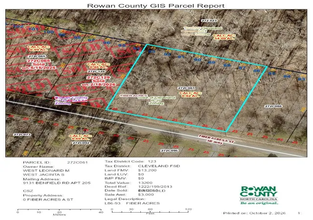 Land for sale at 000 Fiber Acres A St #86, Cleveland, NC 27013 | MLS# 4430789