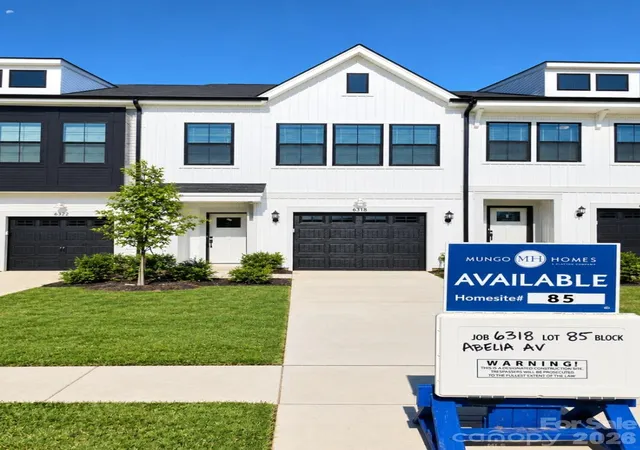 Photo 1 of Townhouse for sale at 6318 Abelia Ave, Charlotte, NC 28269 | MLS# 4430872 | Listing updated on 2026-10-03