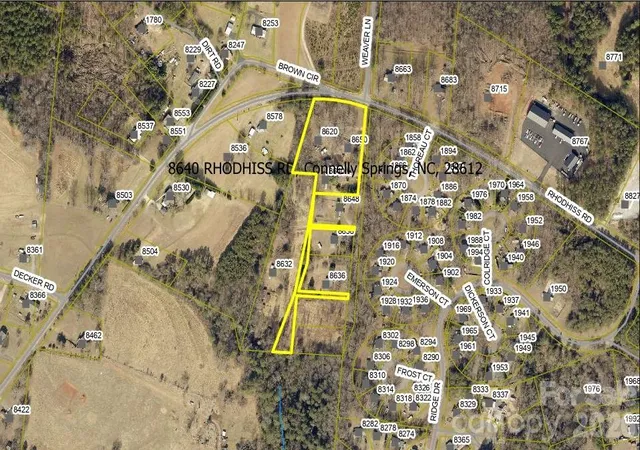 Photo 1 of Land for sale at 8640 Rhodhiss Rd, Connelly Springs, NC 28612 | MLS# 4432798 | Listing updated on 2026-10-08