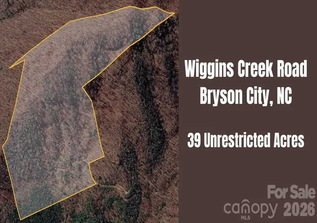 Photo 1 of Land for sale at 0 Wiggins Crk Rd, Bryson City, NC 28713 | MLS# 4433018 | Listing updated on 2026-10-08
