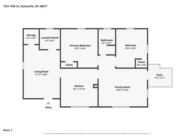 Photo 1 of Single family home for sale at 1521 10th Street, Statesville, NC 28677 | MLS# 4433543 | Listing updated on 2026-10-17