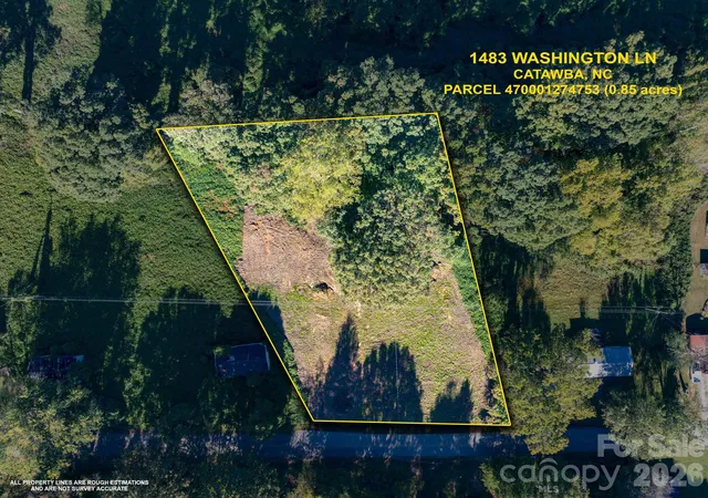 Photo 1 of Land for sale at 1483 Washington Ln, Catawba, NC 28609 | MLS# 4435519 | Listing updated on 2026-10-23