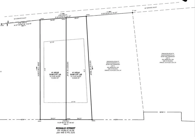 Photo 2 of Land for sale at 1614 & 1616 Ronald St, Charlotte, NC 28216 | MLS# 4435788 | Listing updated on 2026-10-19