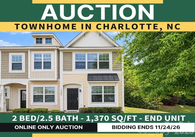 Photo 1 of Townhouse for sale at 13504 Calloway Glen Dr, Charlotte, NC 28273 | MLS# 4436737 | Listing updated on 2026-10-26