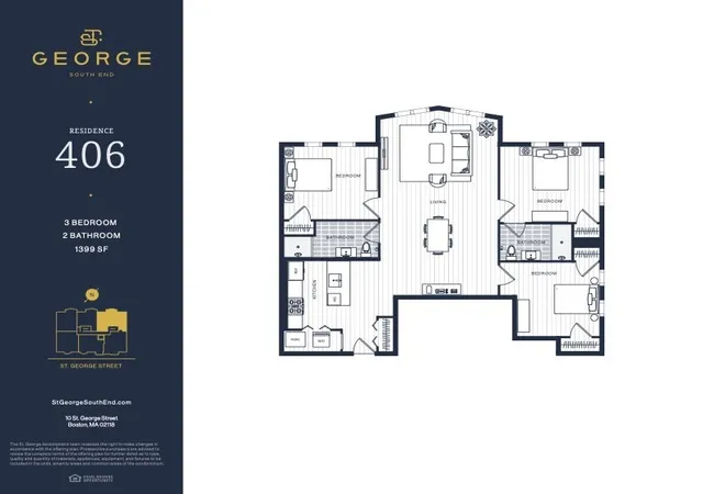 20th image of 10 St George Street #406, Boston, MA 02118 | MLS# 73559493