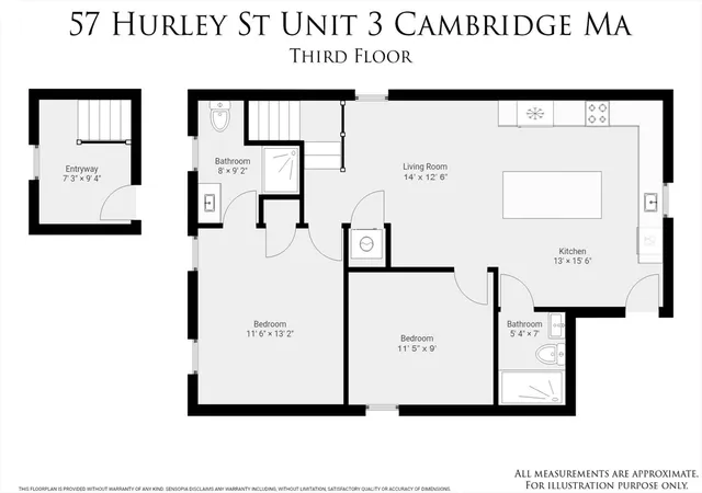 30th image of 57 Hurley St #3, Cambridge, MA 02141 | MLS# 73547015