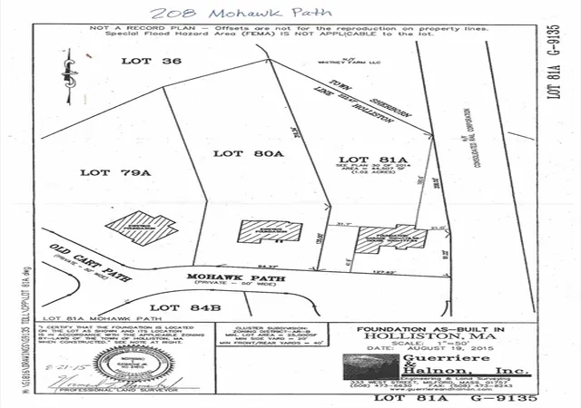 35th image of 208 Mohawk Path, Holliston, MA 01746 | MLS# 73563504