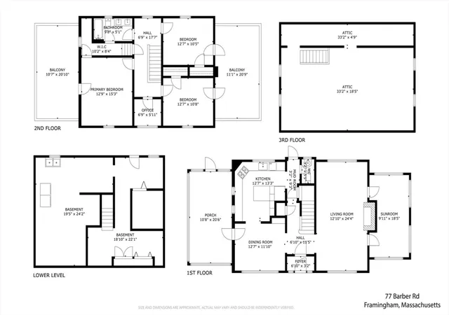 42nd image of 77 Barber Rd, Framingham, MA 01702 | MLS# 73549505