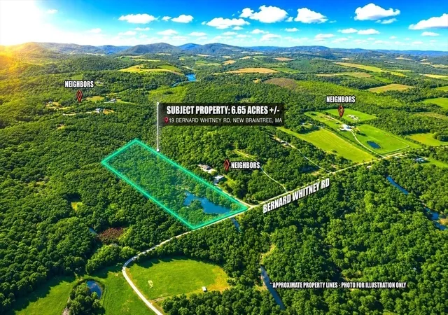 Photo 3 of Land for sale at Lot 19 Bernard Whitney Rd, New Braintree, MA 01531 | MLS# 73552715 | Listing updated on 2026-08-23