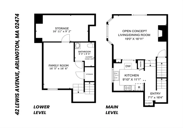 2nd image of 42 Lewis Ave, Arlington, MA 02474
