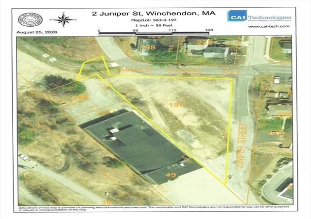 Photo 1 of Land for sale at 2 Juniper St, Winchendon, MA 01475 | MLS# 73568045 | Listing updated on 2026-08-29